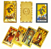 Reproduction classique personnalisée du jeu de tarot de Marseille - Style français antique pour usage familial, cartes de divination minimalistes avec symboles pip
