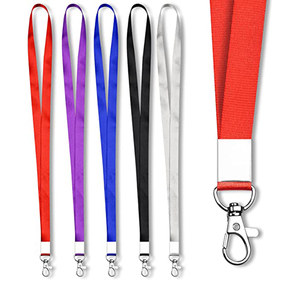 Customizable Polyester ID Card Holder Lanyard <b>Hook</b>-Digital Offset Printing Custom Logo Eco-Friendly Water Resistant Custom Color - Product Image 1