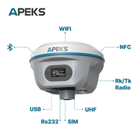 Récepteur GNSS APEKS AP60 Vision Rover, portée UHF 8-15 km, protocole LoRa, GPS, base et mobile pour levés visuels