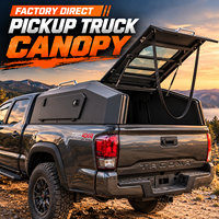 Hardtop en aluminium pour pick-up, idéal pour le camping en tout-terrain et le rangement utilitaire