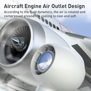 Essager — ventilateur Portable sans lame pour bureau, ventilateur sur pied, USB, bon refroidissement, CFXT1200 - Product Image 2