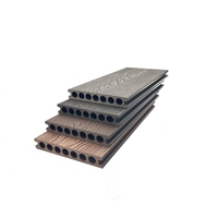 Revêtement de terrasse en bois composite WPC de haute qualité, résistant aux intempéries, à grain de bois 3D en relief, pour l'extérieur