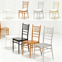 Chaises de banquet empilables en résine de style moderne pour mariage, vente en gros d'usine, chaises de banquet de haute qualité pour événements