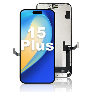 จอ LCD ทัชสกรีนโอแอลอีดีแบบเต็มจออะไหล่สำหรับ <span class=keywords><strong>iPhone</strong></span> 15 <span class=keywords><strong>Plus</strong></span> Pro MAX อะไหล่หน้าจอ<span class=keywords><strong>3D</strong></span> - Product Image 1