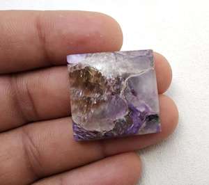 High Quality 3-Piece Natural Purple Charoite Loose Gemstone Set Smooth Multi-Shape Flat Back Cabochons Wholesale - Product Image 3