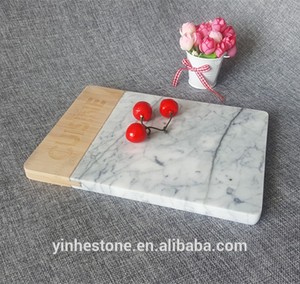 Venta caliente de la <span class=keywords><strong>cocina</strong></span> de mármol natural pastry board para picar Junta corte tablero - Product Image 2