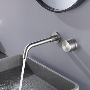 Горячая холодная вода латунный Смеситель для раковины для гостиниц современный хромированный кран для ванной комнаты с выкручивающимся ручкой - Product Image 6