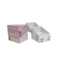 Fabricant KEXIN emballage artisanal rectangulaire unique personnalisé boîte de bougie de luxe en carton dur blanc pour cadeau
