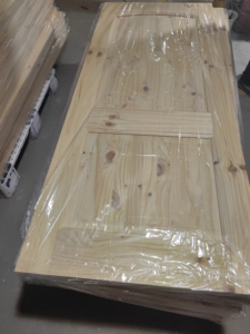 <span class=keywords><strong>Puerta</strong></span> de Madera de <span class=keywords><strong>Pino</strong></span> Sólido para Dormitorio de Diseño Moderno con Acabado Texturizado, Impermeable y con Apertura Lateral - Product Image 2
