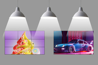 Écran vidéo mural LCD capacitif 4K pour l'affichage publicitaire dans les centres commerciaux et les magasins de détail