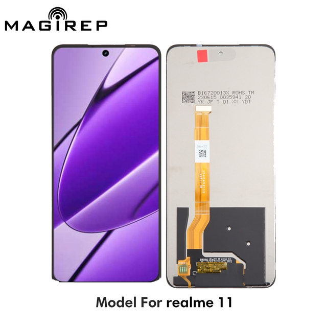 New TFT LCD Display Screen Replacement for Realme 11 4G 6.4 Inch FHD+ Touch Screen Digitizer Glass Frame Repair Part Unit