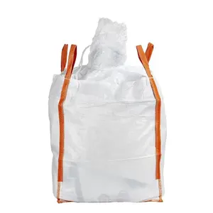 Fabricant chinois Super Sacks FIBC Big Bags Sacs tissés en PP Sac Jumbo en tonne pour sable de ciment avec logo personnalisé