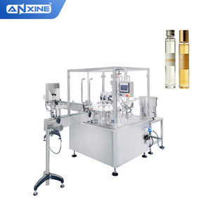 Machine de remplissage et de bouchage automatique de parfum de haute précision, machine de remplissage et de scellage de bouteilles d'huiles essentielles - Product Image 1
