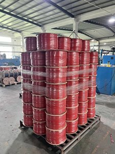 Màu Đỏ/màu cam 2C 1.5mm2 2.5mm2 rắn đồng trần 2 lõi lá chắn an ninh báo cháy đánh giá Cáp kháng - Product Image 6