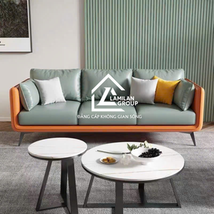 Canapé moderne minimaliste pour le salon, avec tissu doux et décoration intérieure élégante - Product Image 5