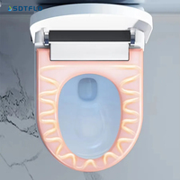 Salle de bain intelligente montée au sol haut de gamme toilette capteur électrique cuvette de toilette automatique WC toilette intelligente