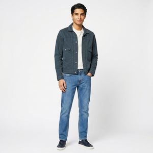 Long Sleeve Best Selling Stylish <b>Men</b> Wear <b>Denim</b> <b>Jacket</b> Best Selling New Design Wholesale Blank <b>Men</b> <b>Denim</b> <b>Jackets</b> for Sale OEM - Product Image 1