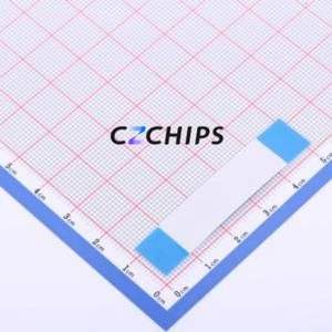 JS05A-20P-050-4-8 FFC Cable (Flexible Flat Cable) P=0.5mm Connector 20P 0.5mm 0.3mm Non-Inverting - Product Image 2