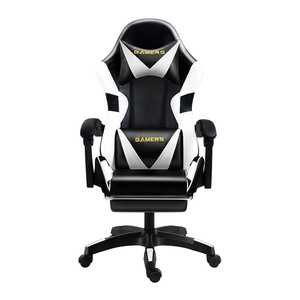 Gaming Chair Pu Leather Reclining Height Adjustable Swivel Office Chair For Home Bedroom Study Use - Product Image 5