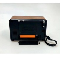 Eletree Golon Rx-Bt6060S Rx-6060Bt Vintage En Bois À Main Am Fm Sw Batterie Puissance Radio Linterna Recargable Con Luz Solaire
