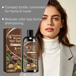 Champú Tinte <span class=keywords><strong>para</strong></span> el Cabello Marrón Castaño Personalizado OEM al por Mayor 100ml Champú de Coloración Rápida <span class=keywords><strong>para</strong></span> Mujeres y Hombres - Product Image 6