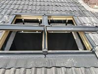 Fenêtre de toit à axe central en bois de pin pour conversion de grenier, chambre en grenier, ouverture manuelle à suspension supérieure, pour toit incliné de 15 à 90 degrés