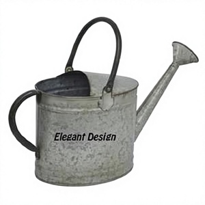 Regadera de Metal Galvanizado de Diseño Elegante, 1.5L, Ecológica y Duradera para Jardinería - Product Image 1