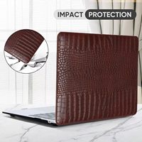 Vente en gros d'étuis rigides en cuir PU de qualité supérieure personnalisés pour MacBook Neo 13 pouces, Air 13,6 pouces, Pro 13, 14, 16 pouces, M5, M4, M3, M2