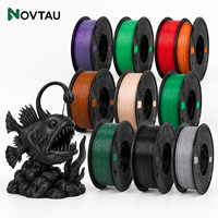 Filament plastique PETG Novtau pour imprimante 3D, 1,75 mm, bobine de 1 kg, fournitures d'impression FDM pour imprimantes de bureau, pour modèles créatifs