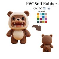 Figurine en vinyle souple en PVC, motif goutte d'eau, émotionnelle, dessin animé, OEM ODM, jouets de bureau pour enfants