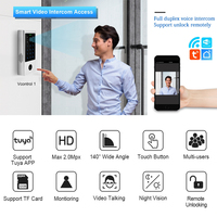 Sistema de Control de Acceso con Videoportero Inteligente WiFi Secukey, Control Remoto por Aplicación Tuya, para Edificios de Múltiples Apartamentos