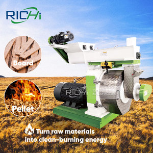 Richi CE chứng nhận gỗ PELLET sản xuất máy tự động bạch đàn mùn cưa gỗ đốt PELLET Máy làm - Product Image 1