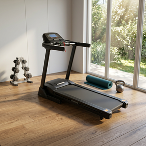 Tapis roulant de gym robuste, capacité 120 kg, pour entraînement à domicile, course à pied, <span class=keywords><strong>jogging</strong></span> et exercices d'endurance - Product Image 6