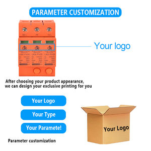 35mm Din Rail 500V 800V 20kA T2 Tipo SPD Protector contra sobretensiones para protección contra rayos en dispositivos fotovoltaicos de CC y sistemas de energía solar - Product Image 4