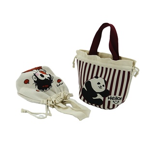 Sac fourre-tout tricoté à cordon de serrage pour femme, sac de rangement portable, sac de courses, cadeau pour étudiants - Product Image 3