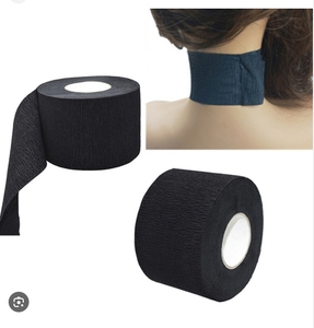 5 piezas de corte de pelo desechable cuello de peluquería corte de pelo rollo de papel Accesorio de corte cuello papel salón peluquería - Product Image 1