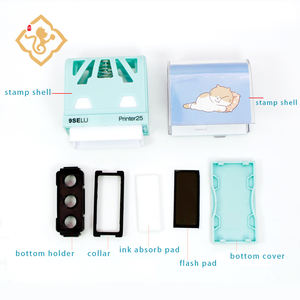 <span class=keywords><strong>Tampon</strong></span> personnalisé auto-encreur sceau grande taille d'impression en caoutchouc Sello flash Stamp pour vêtements d'enfants - Product Image 3