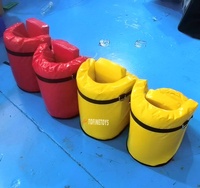 Jeux de Team Building, Chaussures de Football Géantes en PVC Gonflables, Éponge, Grandes Chaussures de Football à Vendre