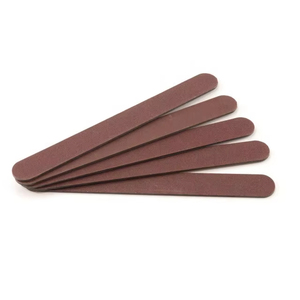 Lime à ongles en plastique marron mince, double face, grains 100/180 et 180/240, lavable, désinfectable, résistante à l'eau, pour salon et usage domestique - Product Image 2