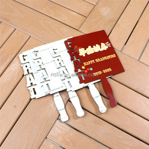 MDFSUB nuovi prodotti MDF Memorial GRAD Photo Gifts Wood Graduation Sublimation Paddle Fan Board Blanks per la creazione di artigianato fai da te - Product Image 1