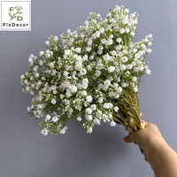 Hochwertige 39CM Künstliche Echt Aussehende Weiße Schleierkraut-Blumensträuße aus Weichem Kunststoff für Hochzeit, Zuhause und Wohnzimmer-Dekoration
