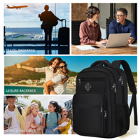 Sacs à dos pour hommes personnalisables, grande capacité, sac à dos de loisirs, de voyage, de sport en plein air, sac à dos pour ordinateur portable pour les déplacements professionnels