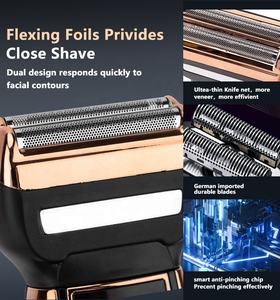 WAIKIL Nouveau <span class=keywords><strong>rasoir</strong></span> électrique rechargeable 3 en 1 multi-cinétique, kit de toilettage, tondeuse à poils de <span class=keywords><strong>nez</strong></span>, <span class=keywords><strong>meilleur</strong></span> ensemble de tondeuses à cheveux - Product Image 6