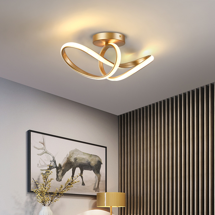 High Quality Interior Lighting Decoration Luxury Ceiling Lights Modern Fancy Geometric Ceiling Light