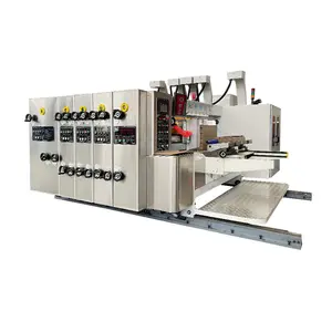 स्वचालित 1 2 3 4 रंग नालीदार कार्टन बॉक्स प्रिंटिंग स्लॉटिंग मशीन