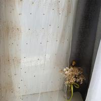 Tissu en tulle perlé en maille aérée polyester doré personnalisé avec dentelle de haute qualité pour accessoires vestimentaires de mariage