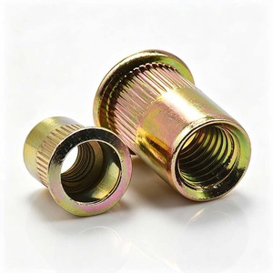 Écrou à riveter Shenweitai à tête plate, en acier au carbone zingué de couleur, grade A, niveau 4.8 GB17880 - Product Image 3