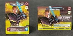 STAR W Mother Talzin Ahsoka Tano Kanan Jarrus Morgan Elsbeth Avar Kriss Kit Fisto Présentoir Personnalisé Finition Feuille d'Or 63x88mm - Product Image 4
