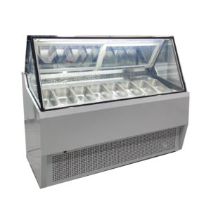 8 Casseroles Affichage de crème glacée dure Congélateur Snack Yaourt Armoire Vitrine Gelato personnalisée à vendre - Product Image 6