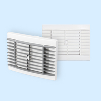 Prise d'air murale moderne en ABS avec ventilation et filtration anti-poussière pour salon, extérieur, sous-sol et entrepôt